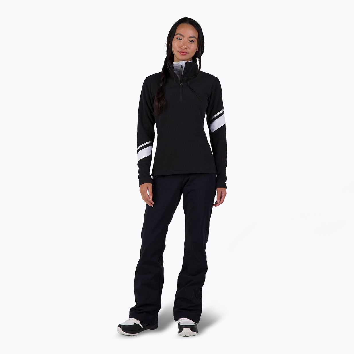 Bluza damska Rossignol Strawpile Fleece Hz black 2