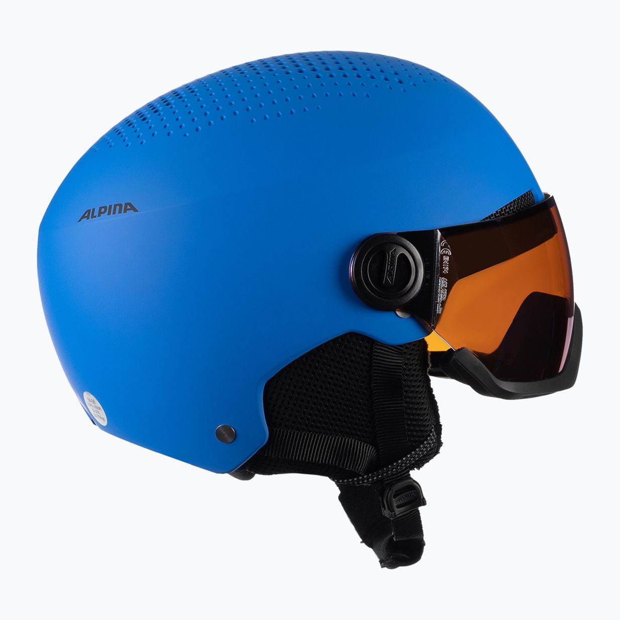 Kask narciarski dziecięcy Alpina Zupo Visor Q-Lite blue matt 4