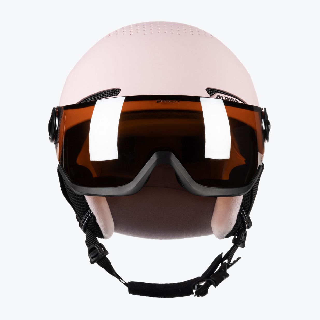 Kask narciarski dziecięcy Alpina Zupo Visor Q-Lite rose matt 2