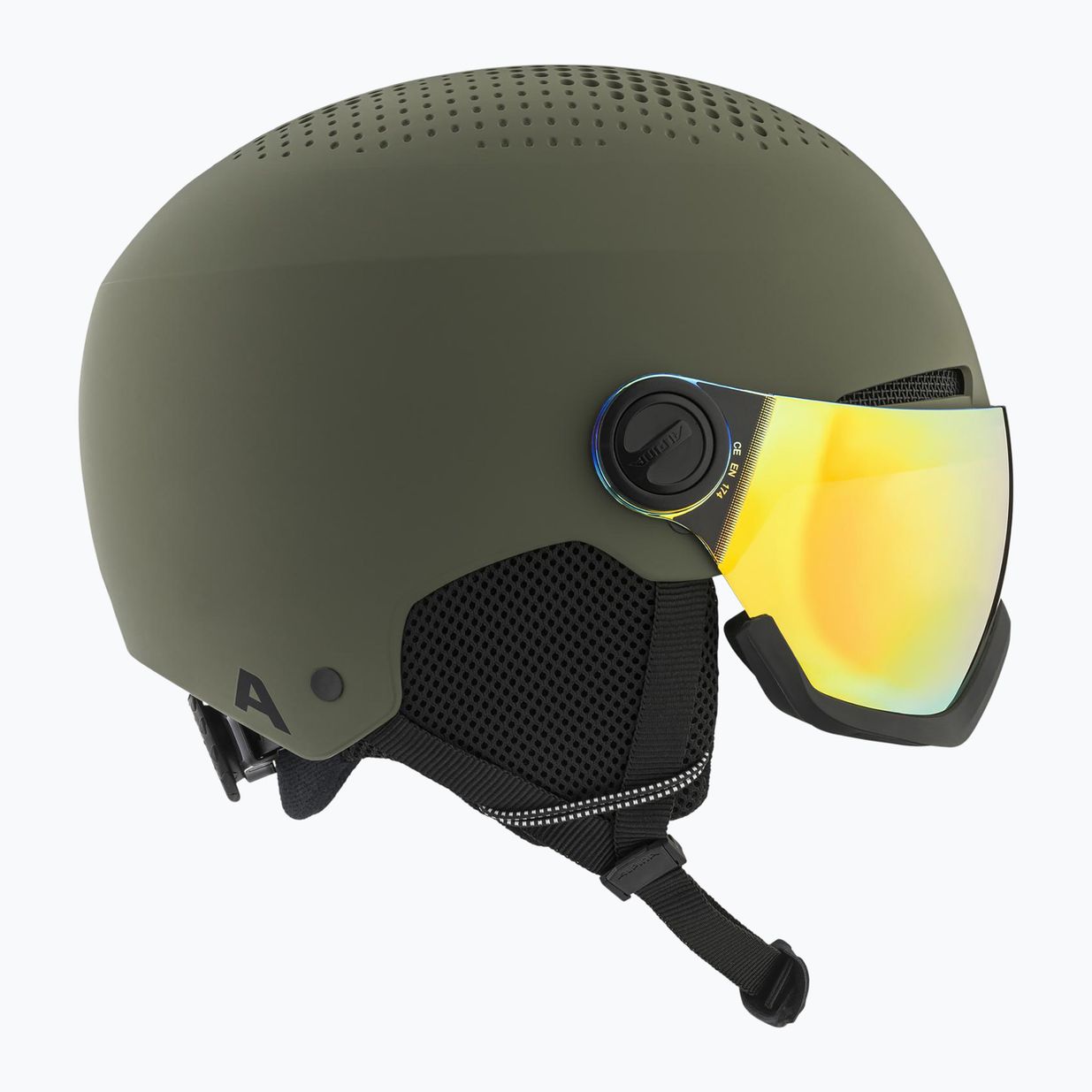 Kask narciarski Alpina Arber Visor Q-Lite olive matt 9