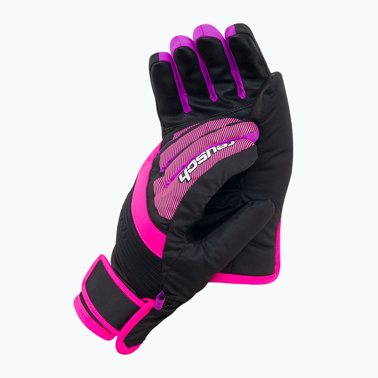 Rękawice narciarskie dziecięce Reusch Duke R-TEX XT black/pink glo