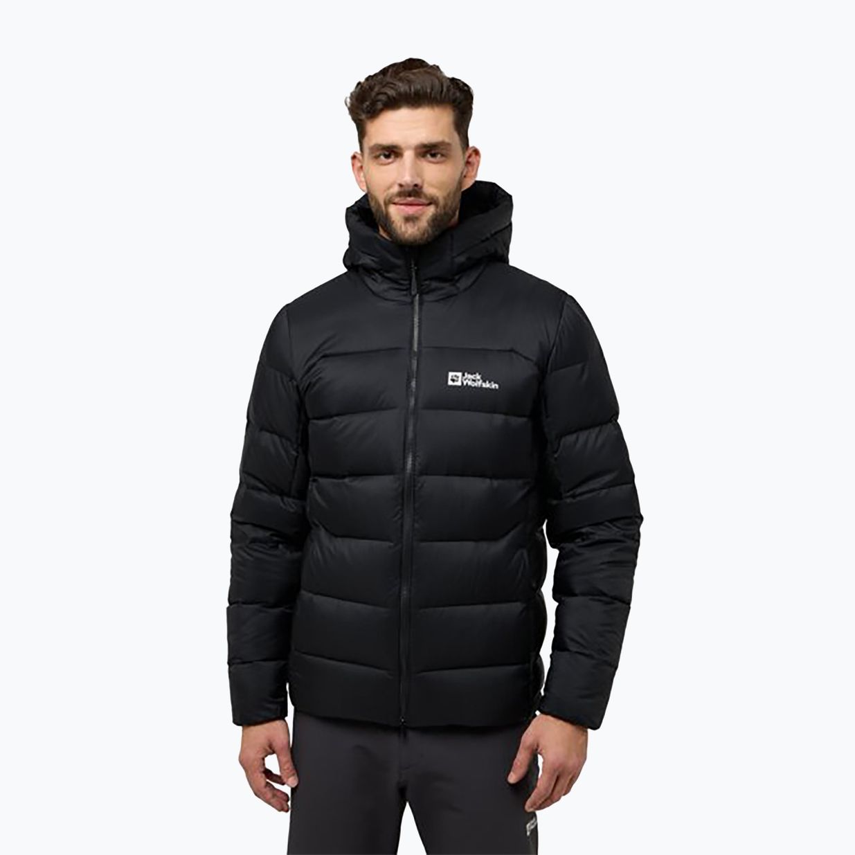 Kurtka puchowa męska Jack Wolfskin Nebelhorn Down Hoody black