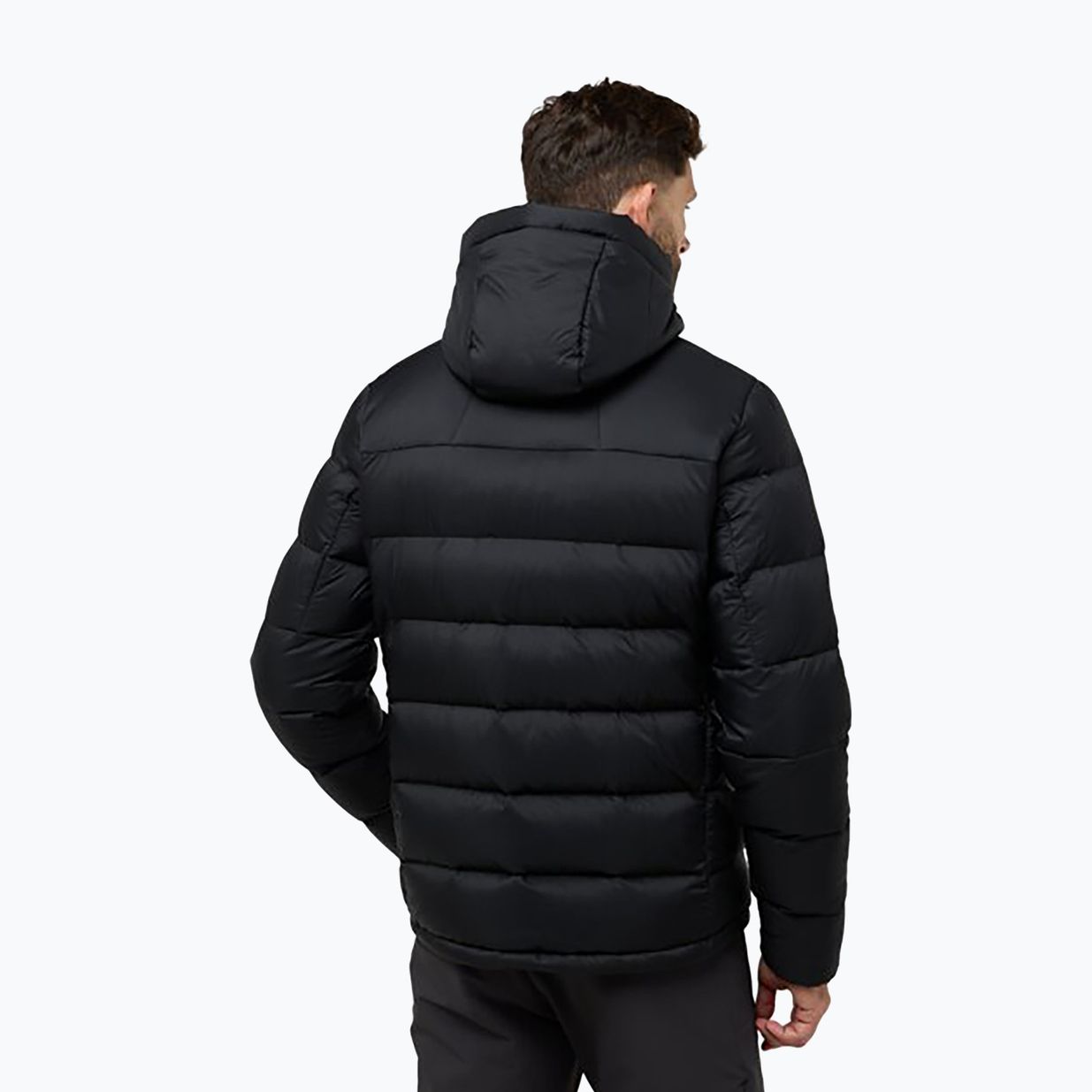 Kurtka puchowa męska Jack Wolfskin Nebelhorn Down Hoody black 2