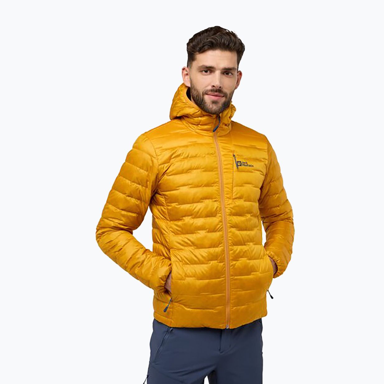 Kurtka puchowa męska Jack Wolfskin Passamani Down Hoody safflower