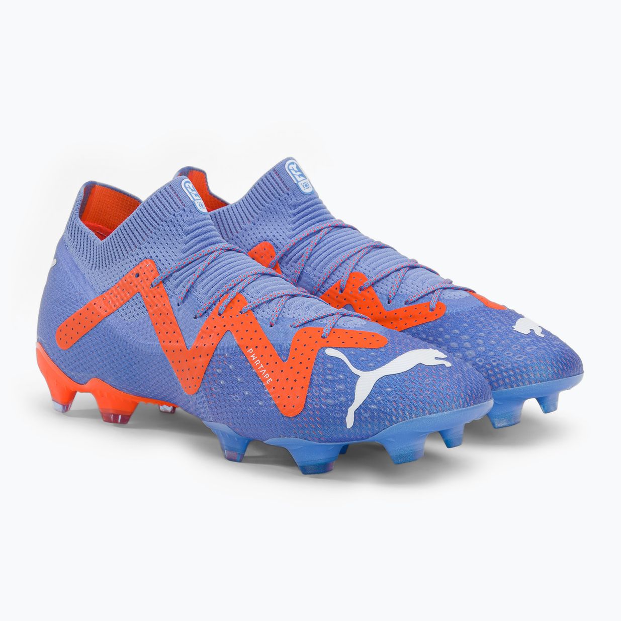 Buty piłkarskie męskie PUMA Future Ultimate FG/AG blue glimmer/puma white/ultra orange 4