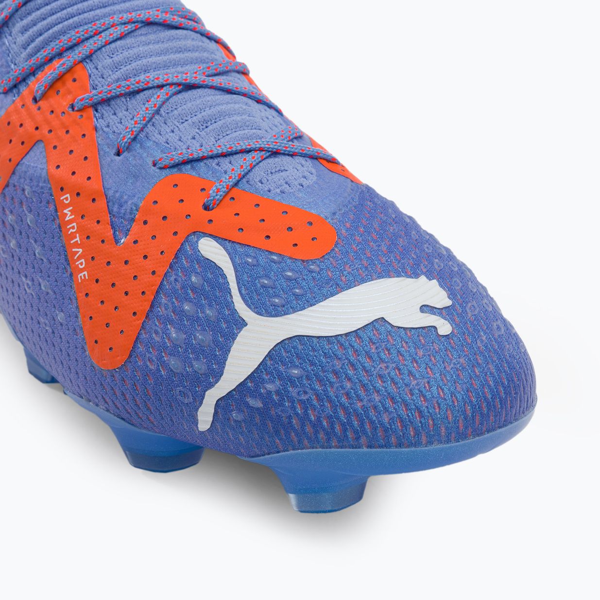 Buty piłkarskie męskie PUMA Future Ultimate FG/AG blue glimmer/puma white/ultra orange 7