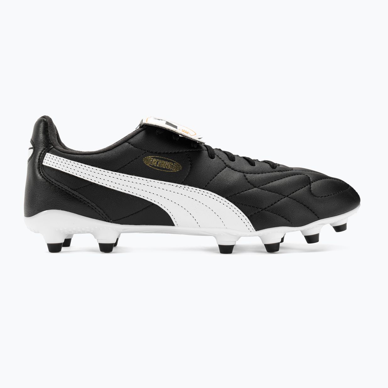 Buty piłkarskie męskie PUMA King Top FG/AG puma black/puma white/puma gold 2