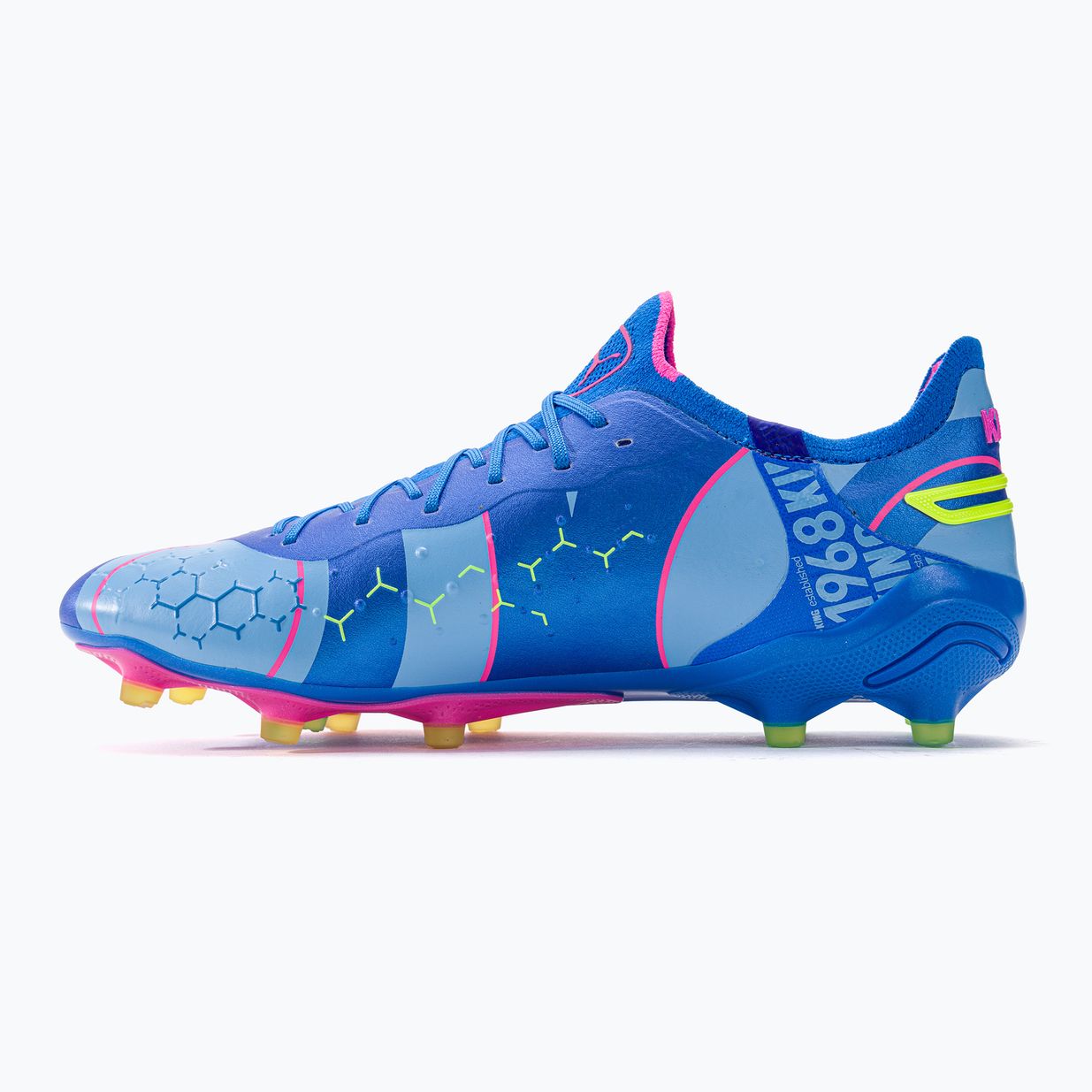 Buty piłkarskie męskie PUMA King Ultimate Energy FG/AG ultra blue/luminous pink/luminous blue 10