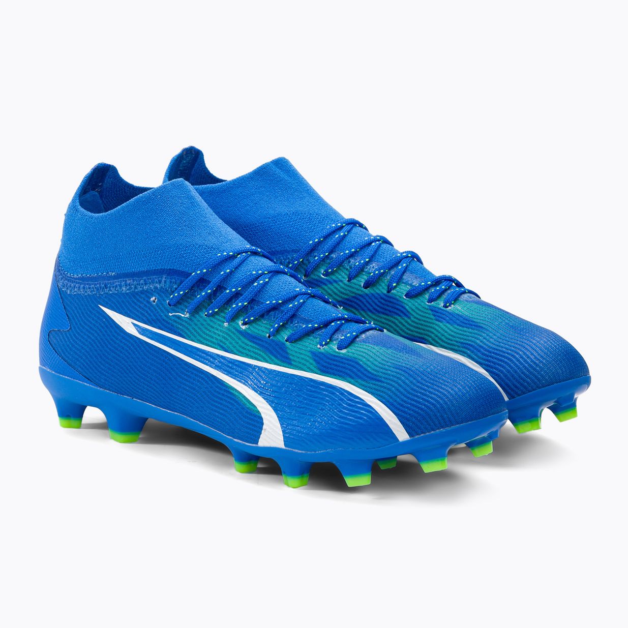 Buty piłkarskie dziecięce PUMA Ultra Pro FG/AG ultra blue/puma white/pro green 4