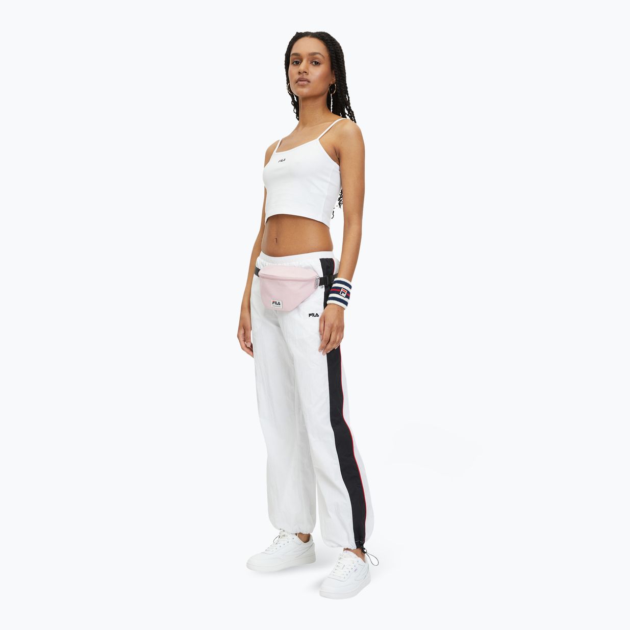 Koszulka damska FILA Loni Cropped Spaghetti bright white 2