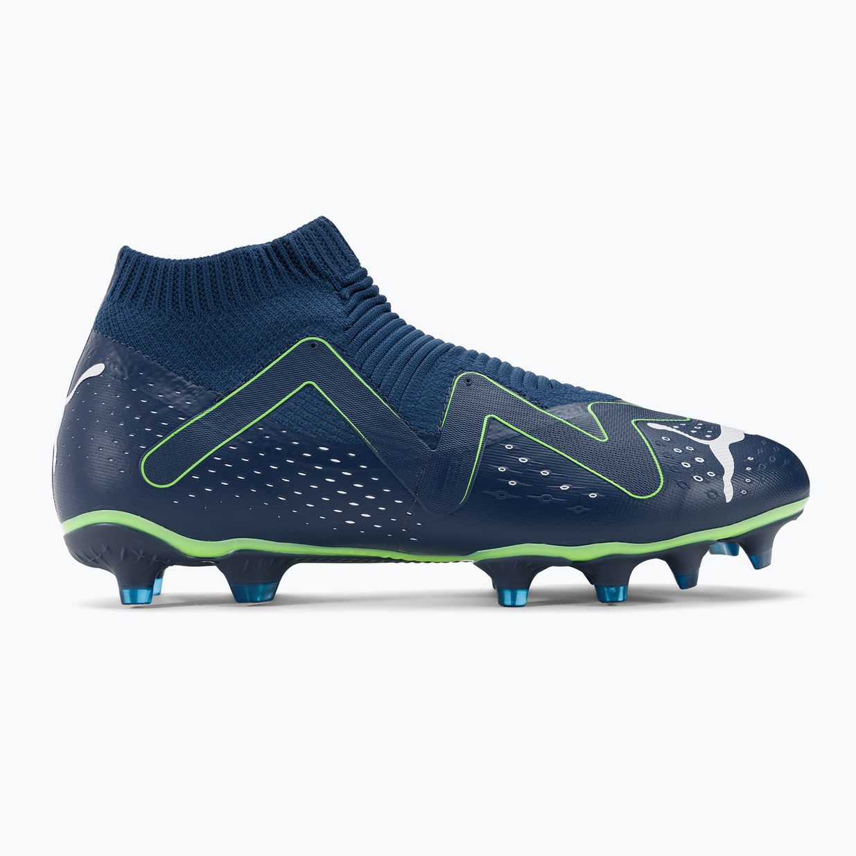 Buty piłkarskie męskie PUMA Future Match+ LL FG/AG persian blue/puma white/pro green 2