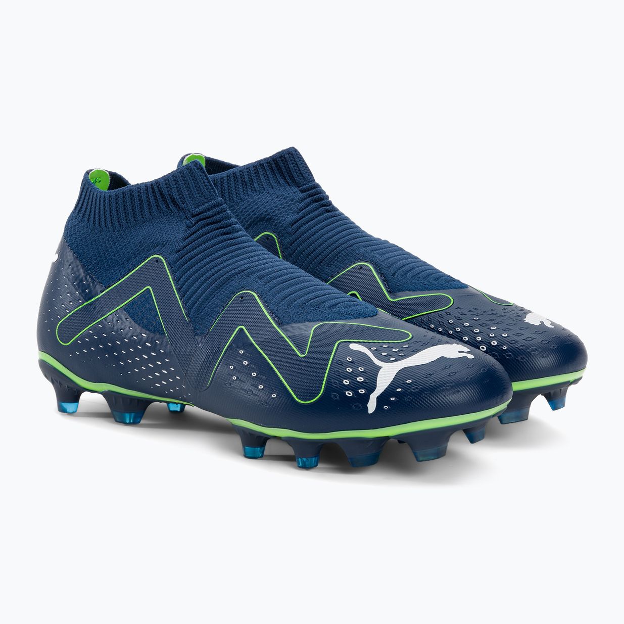 Buty piłkarskie męskie PUMA Future Match+ LL FG/AG persian blue/puma white/pro green 5