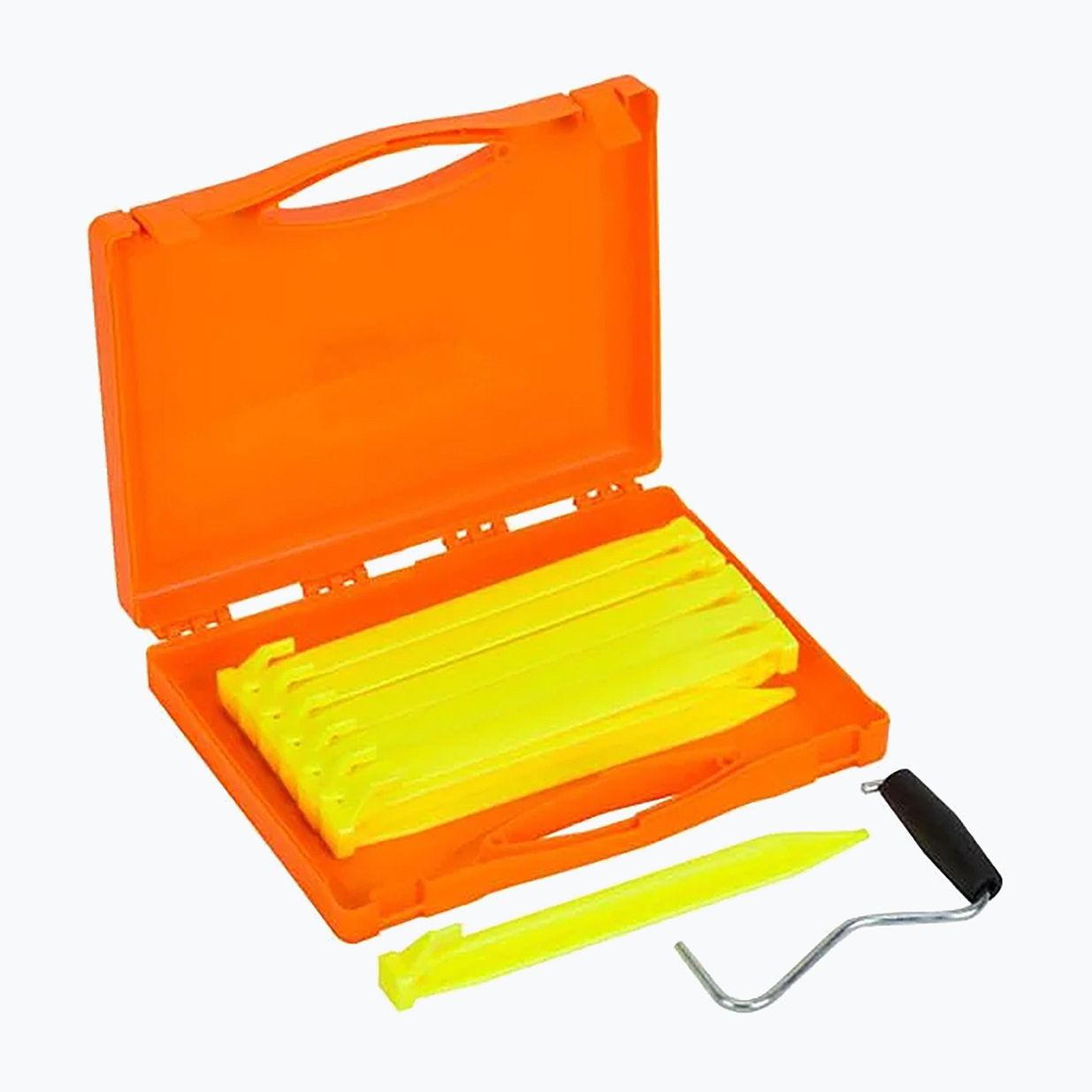 Śledzie do namiotu Vango Bolt Plastic Peg Extractor Storage Case 12 szt. yellow