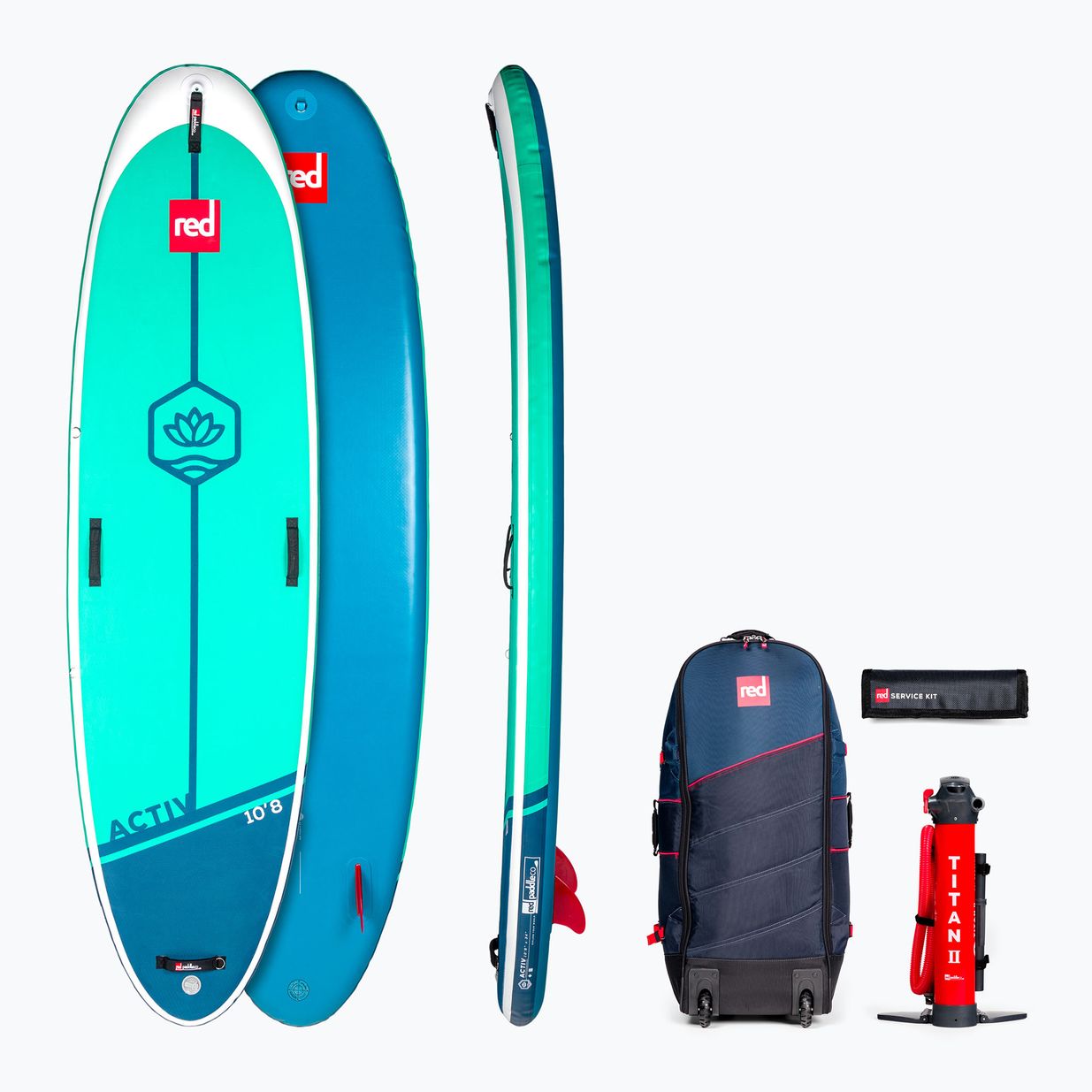 Deska SUP Red Paddle Co Activ 10'8" zielona/biała