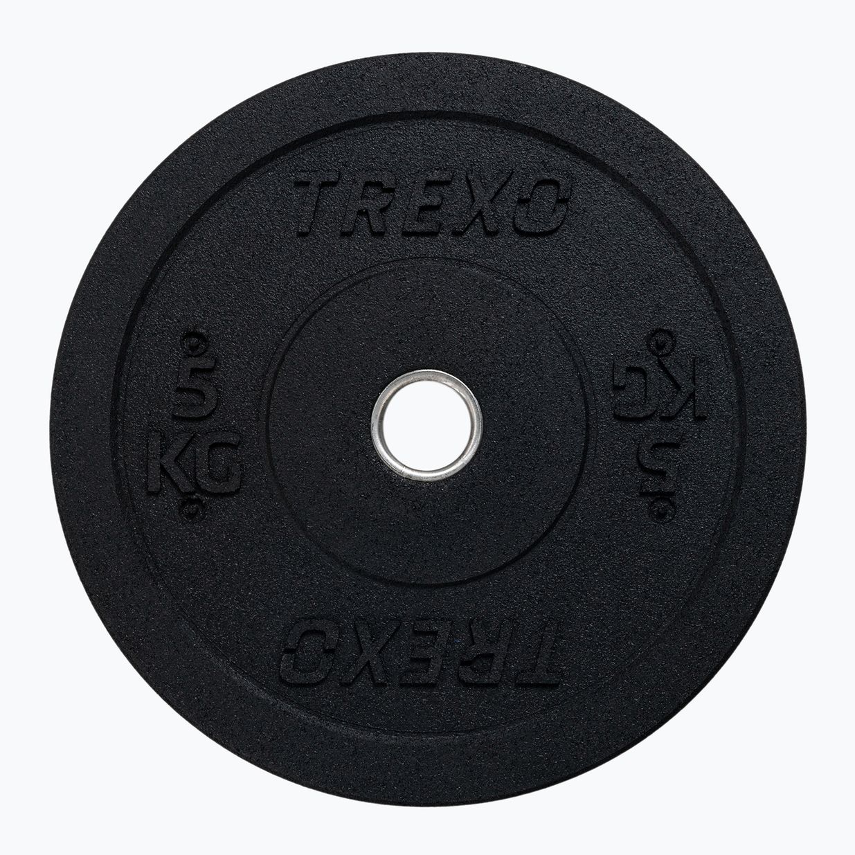 Obciążenie bumperowe olimpijskie TREXO TRX-BMP005 5 kg czarne 9