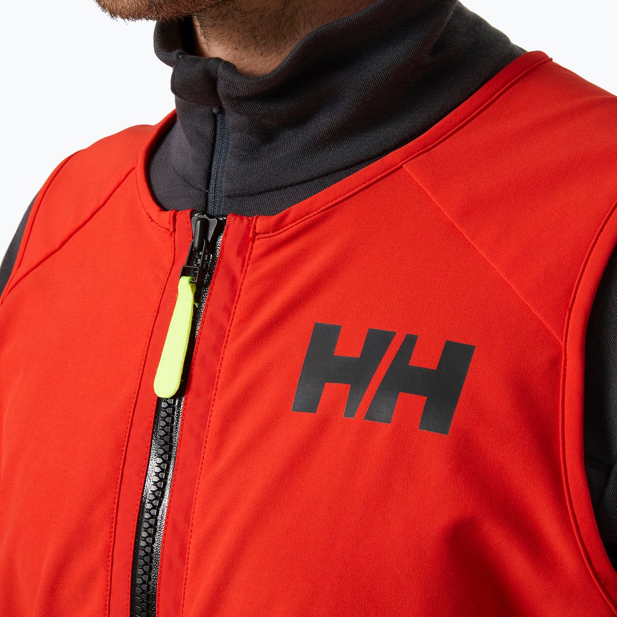 Spodnie żeglarskie męskie Helly Hansen Aegir Race Salopette 2.0 alert red 3