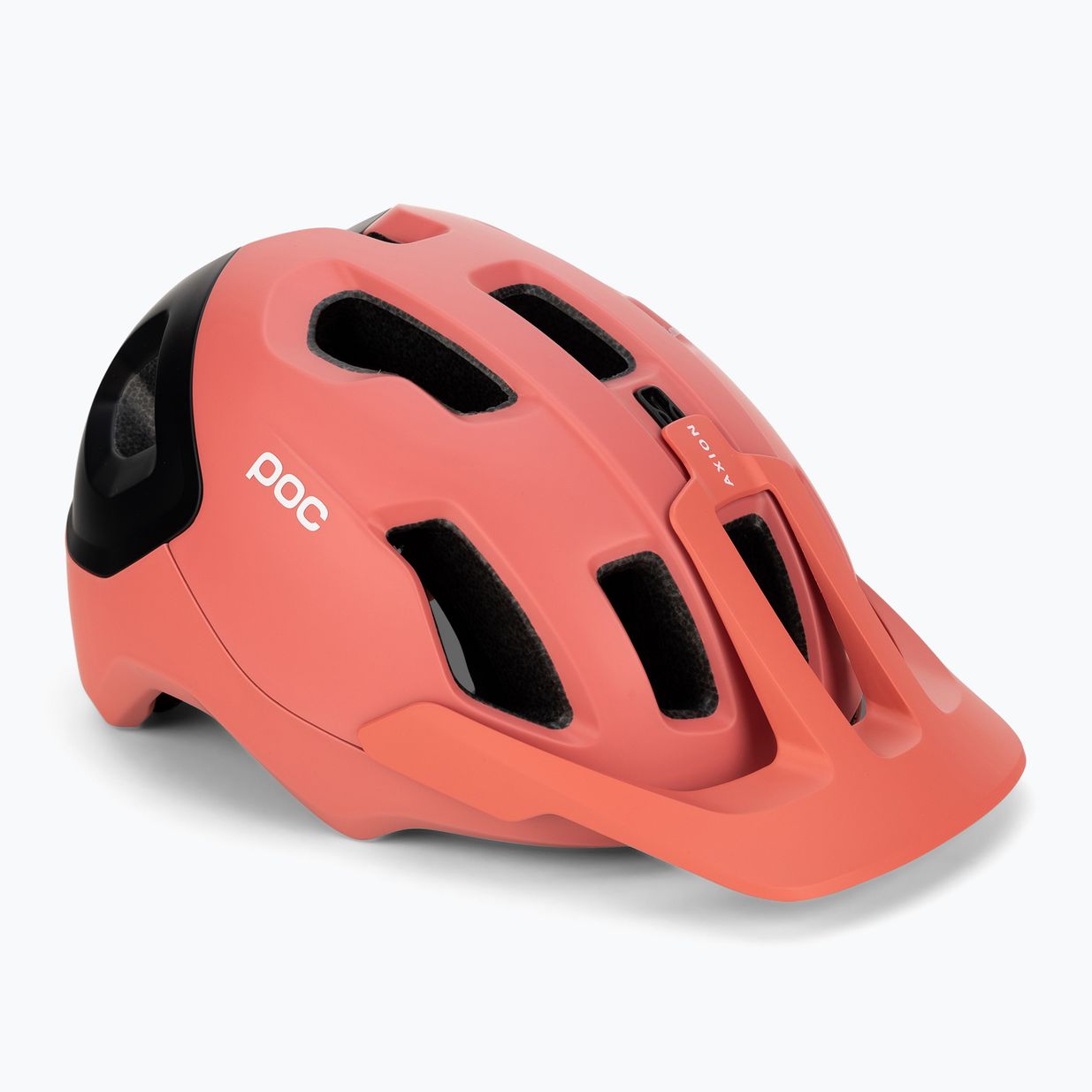 Kask rowerowy POC Axion Race MIPS ammolite coral/uranium black matt