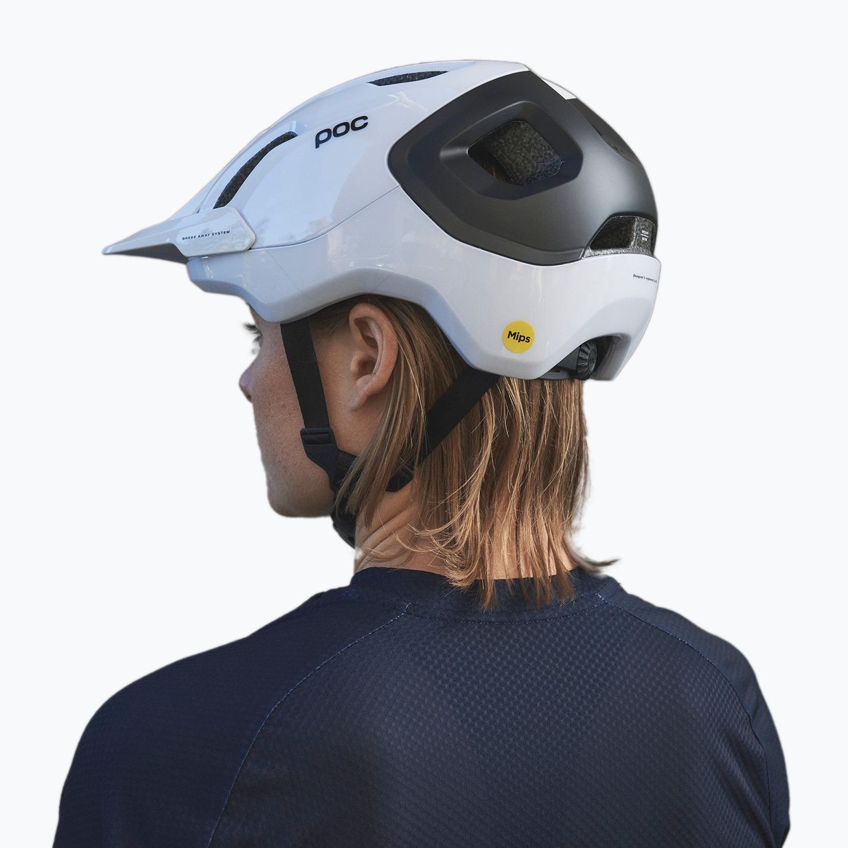 Kask rowerowy POC Axion Race MIPS hydrogen white/uranium black matt 7