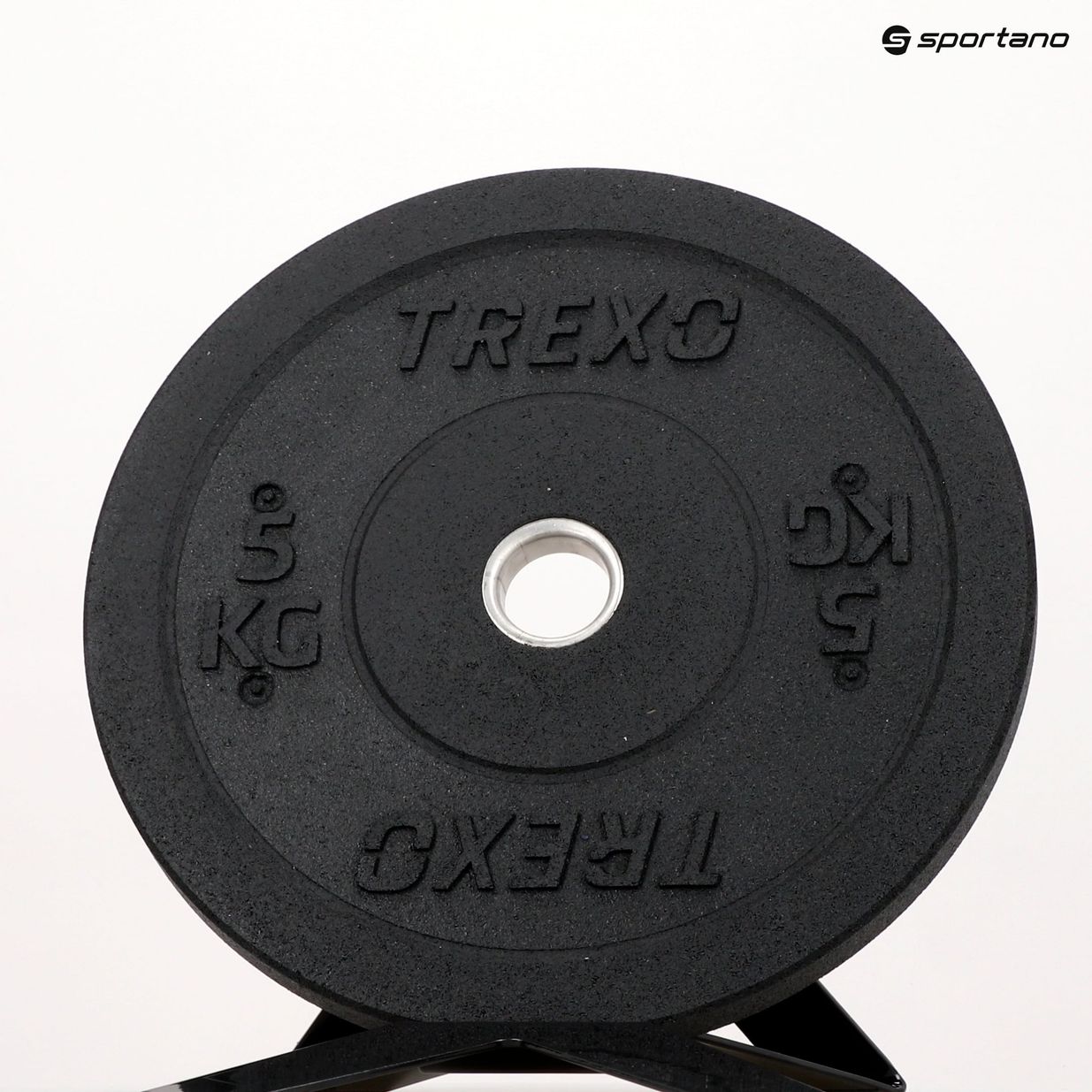 Obciążenie bumperowe olimpijskie TREXO TRX-BMP005 5 kg czarne 11