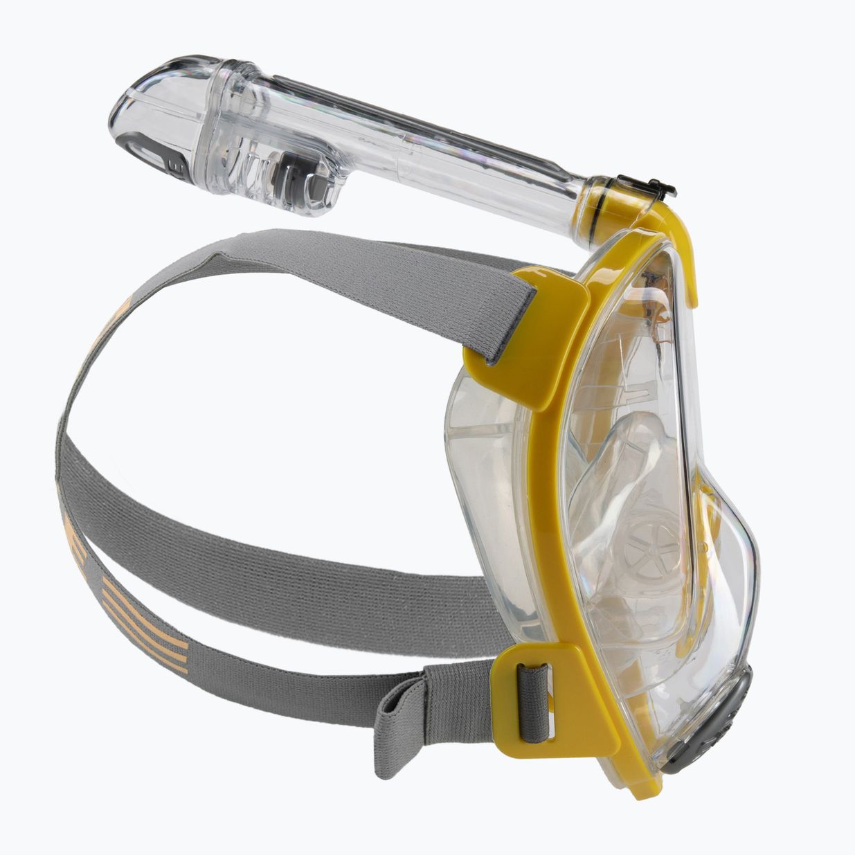 Maska pełnotwarzowa do snorkelingu Cressi Duke Dry Full Face clear/yellow 3