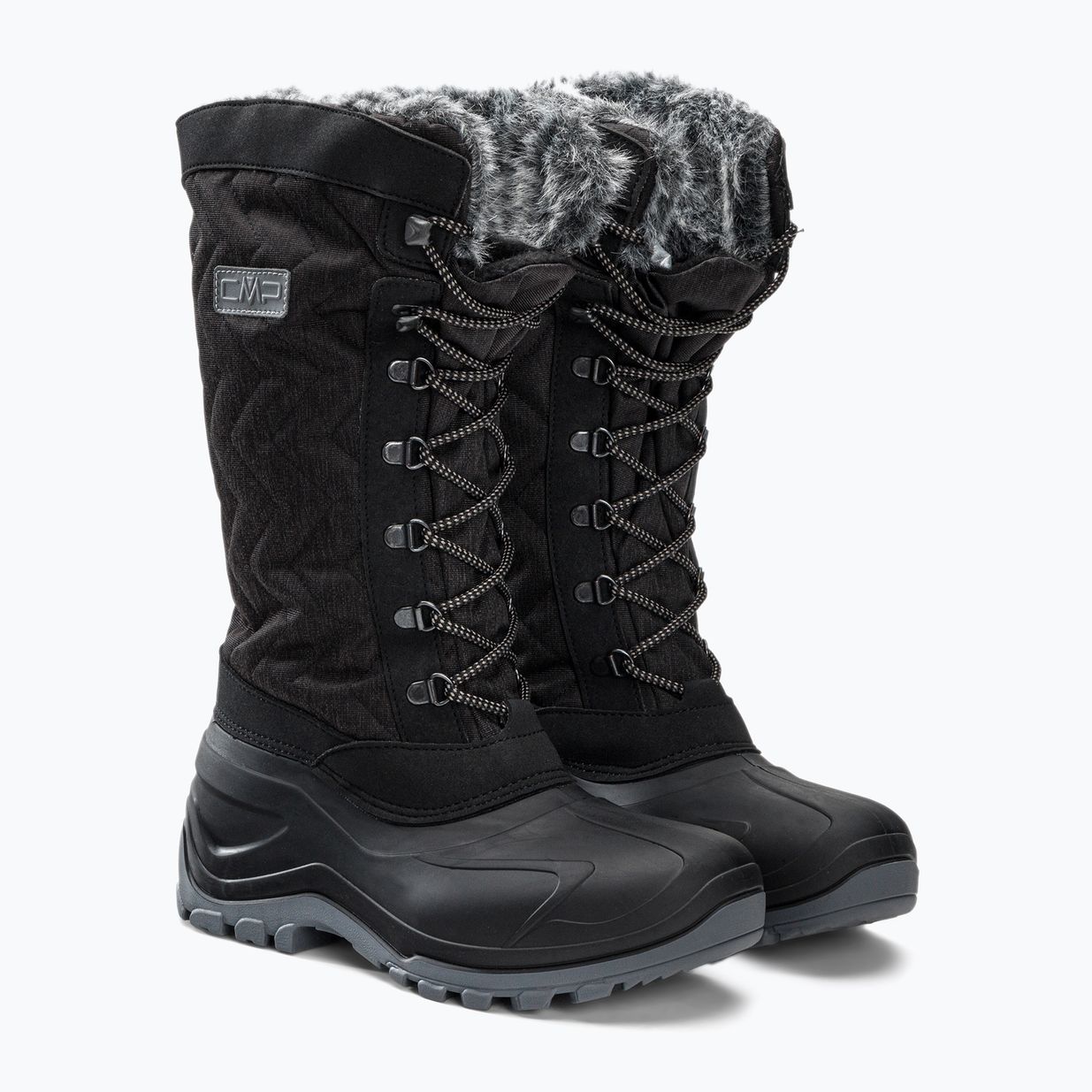 Śniegowce damskie CMP Nietos Snowboots nero melange 4