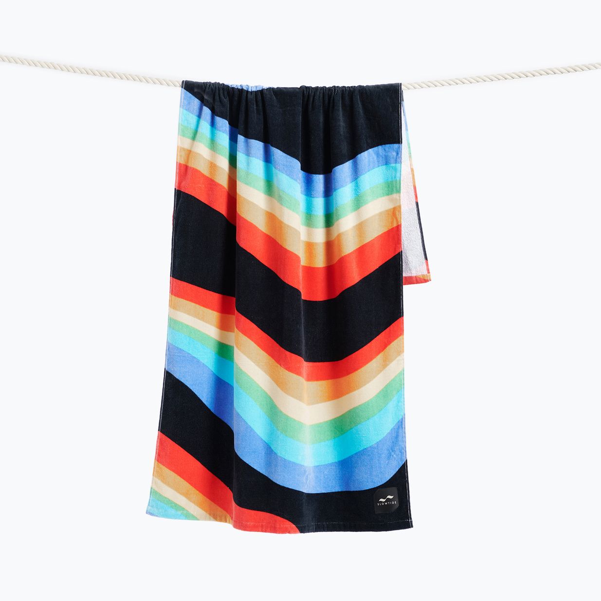 Ręcznik Slowtide Roygbiv Beach black 2