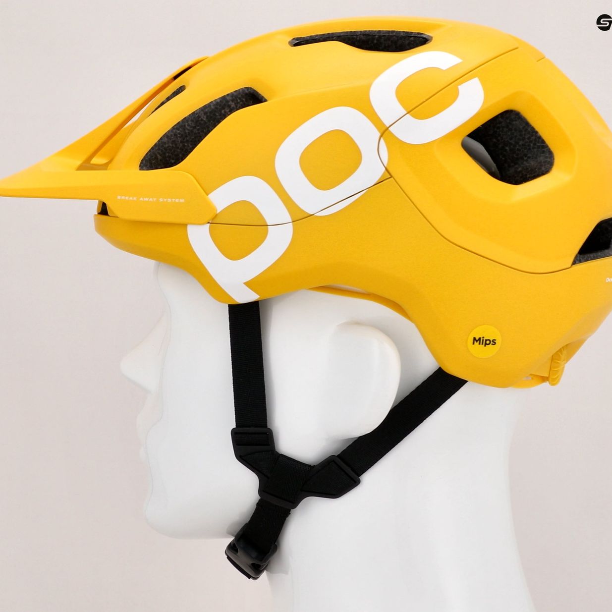 Kask rowerowy POC Axion Race MIPS aventurine yellow matt 7