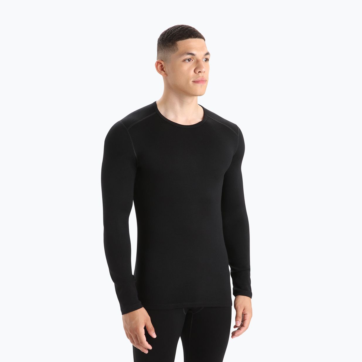 Longsleeve termoaktywny męski icebreaker 260 Tech Crewe black