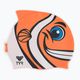 Czepek pływacki dziecięcy TYR CharacTYR Happy Fish Cap orange