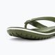 Japonki Crocs Crocband Flip army green/white 8