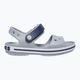 Sandały dziecięce Crocs Crocband Sandal Kids light grey/navy 9