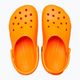 Klapki dziecięce Crocs Classic Clog T orange zing 12