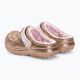 Klapki dziecięce Crocs Classic Lined Glitter Clog gold/barely pink 4