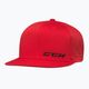 Czapka z daszkiem CCM Small Logo Flat Brim SR red 2