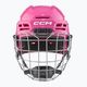 Kask hokejowy dziecięcy CCM Tacks 70 Combo pink 2