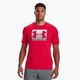 Koszulka męska Under Armour Boxed Sportstyle red/steel