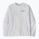 Longsleeve męski Patagonia P-6 Logo Responsibili white 3