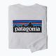 Longsleeve męski Patagonia P-6 Logo Responsibili white 4