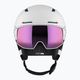 Kask narciarski Salomon Driver Prime Sigma Plus white/silver pink/sky blue 10