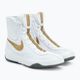 Buty bokserskie Nike Machomai white/gold 4
