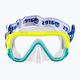 Zestaw do snorkelingu dziecięcy Mares Combo Keewee Junior yellow/auqa/clear 2
