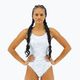 Strój pływacki jednoczęściowy damski TYR Whiteout Camo Cutoutfit white 4