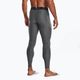 Legginsy treningowe męskie Under Armour HeatGear carbon heather/black 3