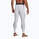 Legginsy treningowe męskie Under Armour HeatGear white/black 3