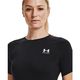 Koszulka treningowa damska Under Armour HeatGear Compression black/white 4