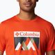 Koszulka trekkingowa męska Columbia Rules Grph red quartz/peak fun graphic 4