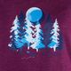 Koszulka trekkingowa damska Columbia Daisy Days Graphic marionberry heather/thru the pines 5