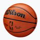 Piłka do koszykówki dziecięca Wilson NBA Authentic Series Outdoor brown rozmiar 5 3
