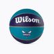 Piłka do koszykówki Wilson NBA Team Tribute Charlotte Hornets aqua rozmiar 7