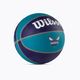 Piłka do koszykówki Wilson NBA Team Tribute Charlotte Hornets aqua rozmiar 7 2